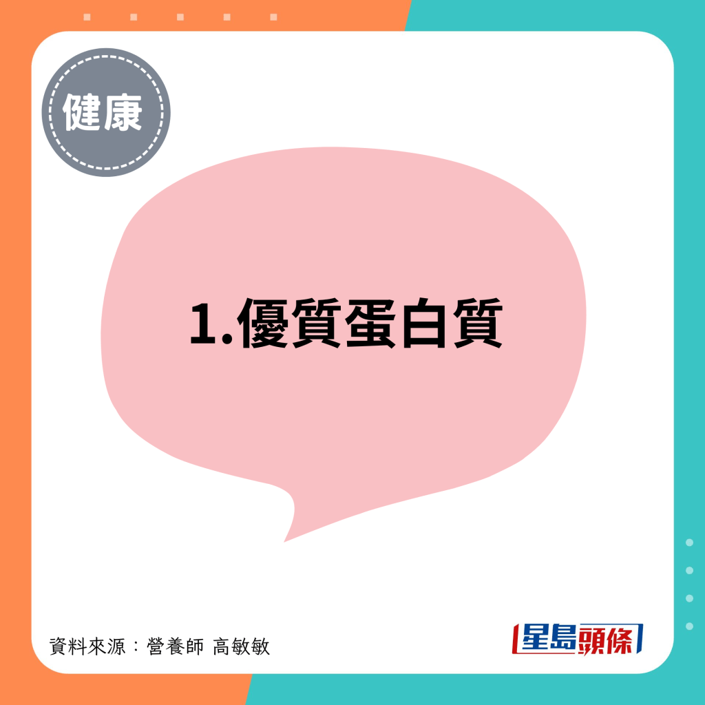 1.优质蛋白质 1.优质蛋白质
