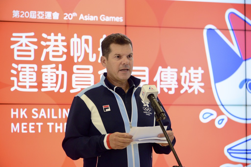 帆船总教练Harris Tsolis。杨功煜摄