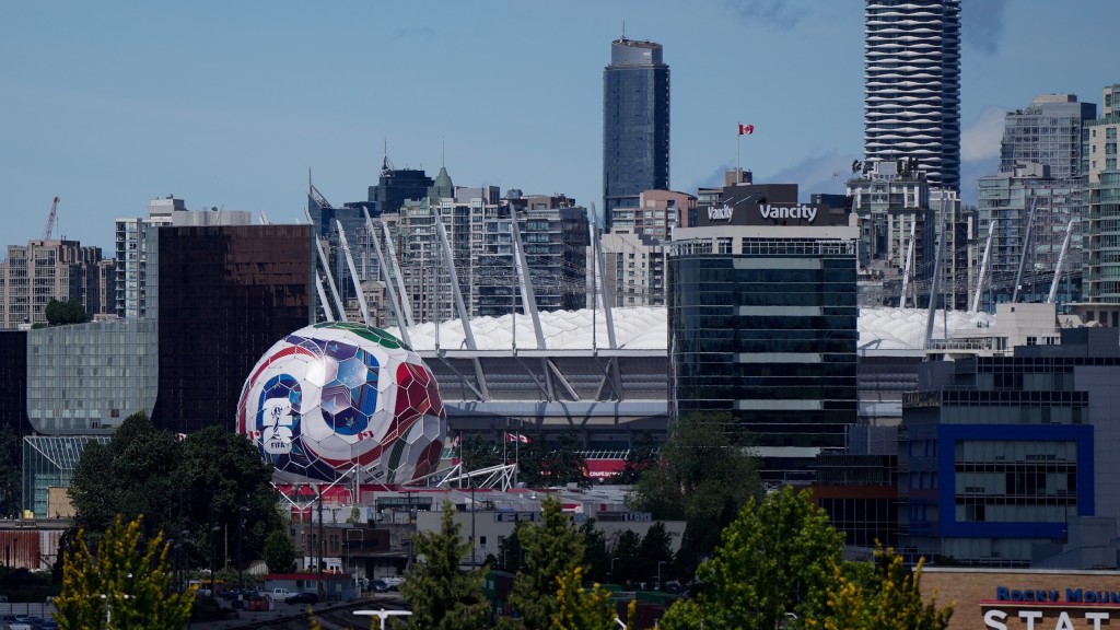 世界杯2026|加拿大温哥华BC Place体育馆。 美联社 世界杯2026|加拿大温哥华BC Place体育馆。 美联社