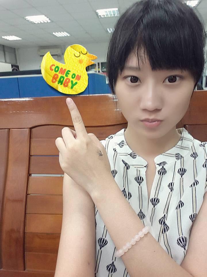 丁幼安外形亮丽是台湾的人气警花。FB@安安女警粉丝团 丁幼安外形亮丽是台湾的人气警花。FB@安安女警粉丝团
