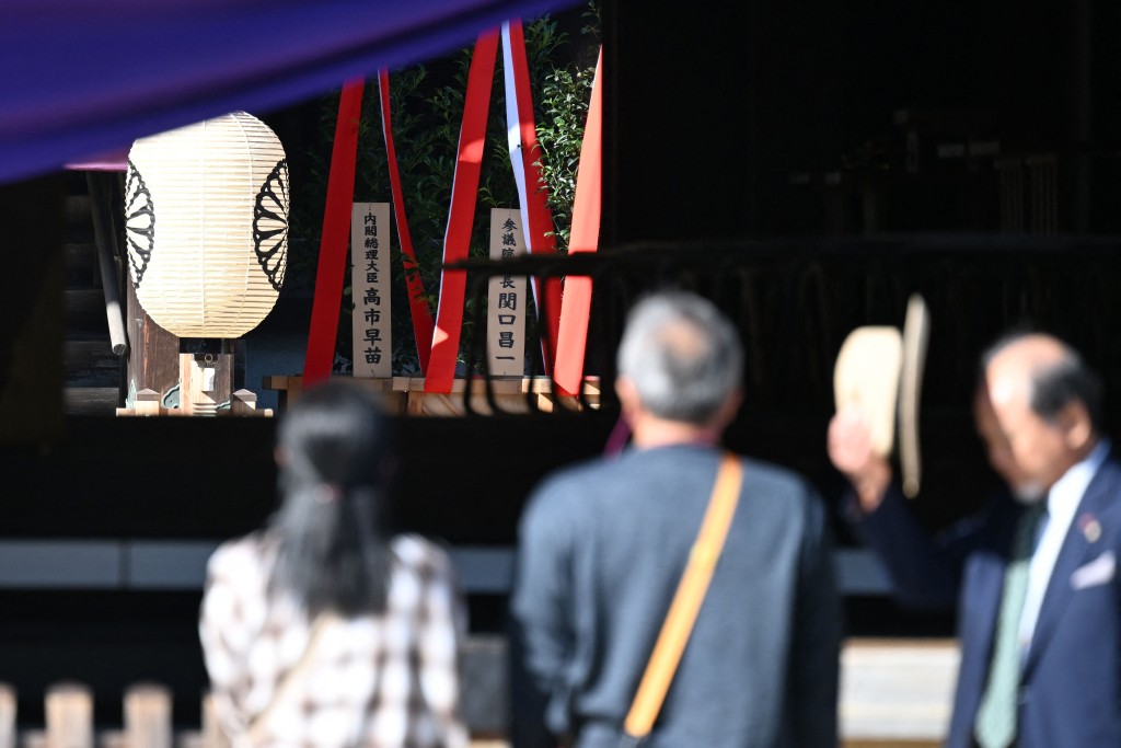 供奉有二战甲级战犯的东京靖国神社举行为期3天的秋季大祭。法新社