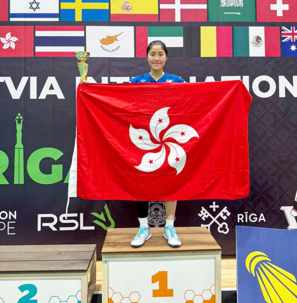 叶心悠连续五站不失一局封后。香港羽总图 叶心悠连续五站不失一局封后。香港羽总图