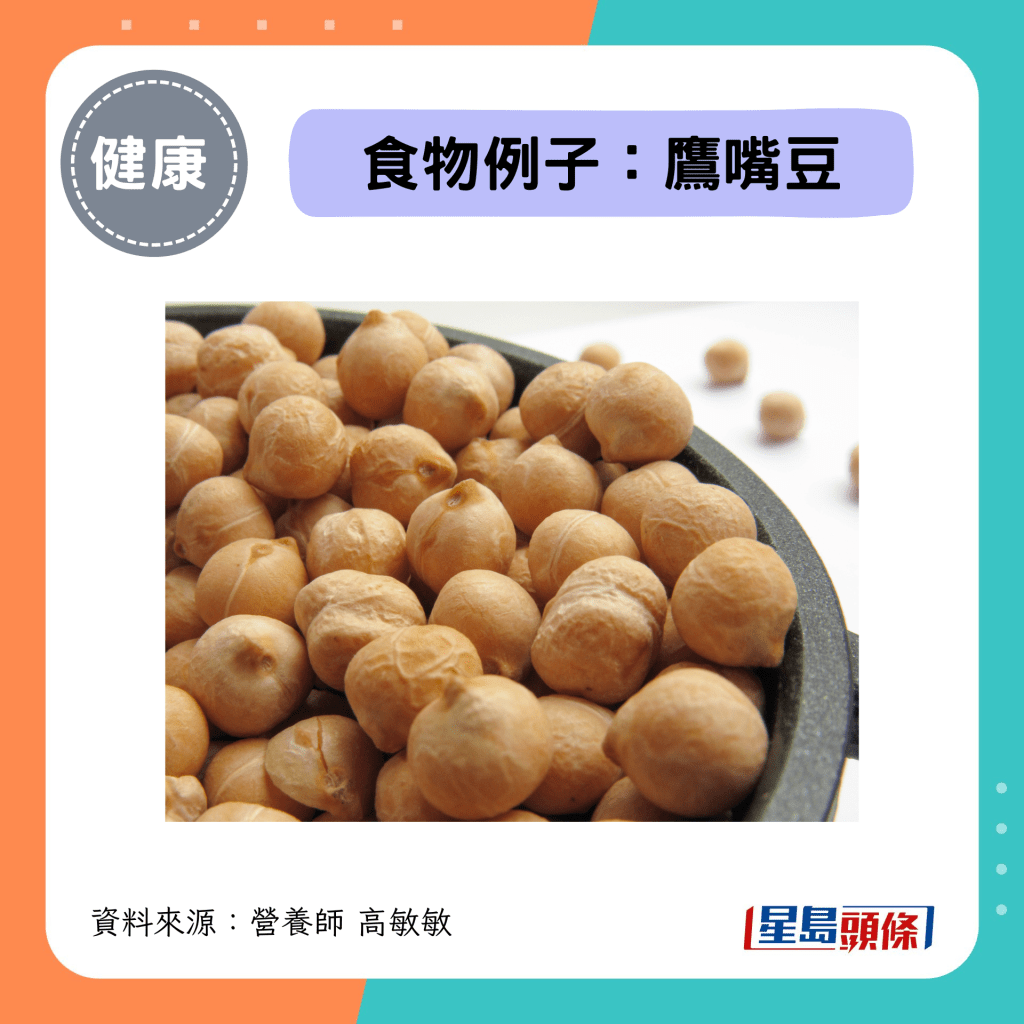 锌食物例子：鹰嘴豆