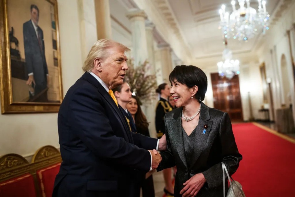 今年3月,白宫发放多张高市早苗访美期间与特朗普见面的照片。www.whitehouse.gov 今年3月,白宫发放多张高市早苗访美期间与特朗普见面的照片。www.whitehouse.gov