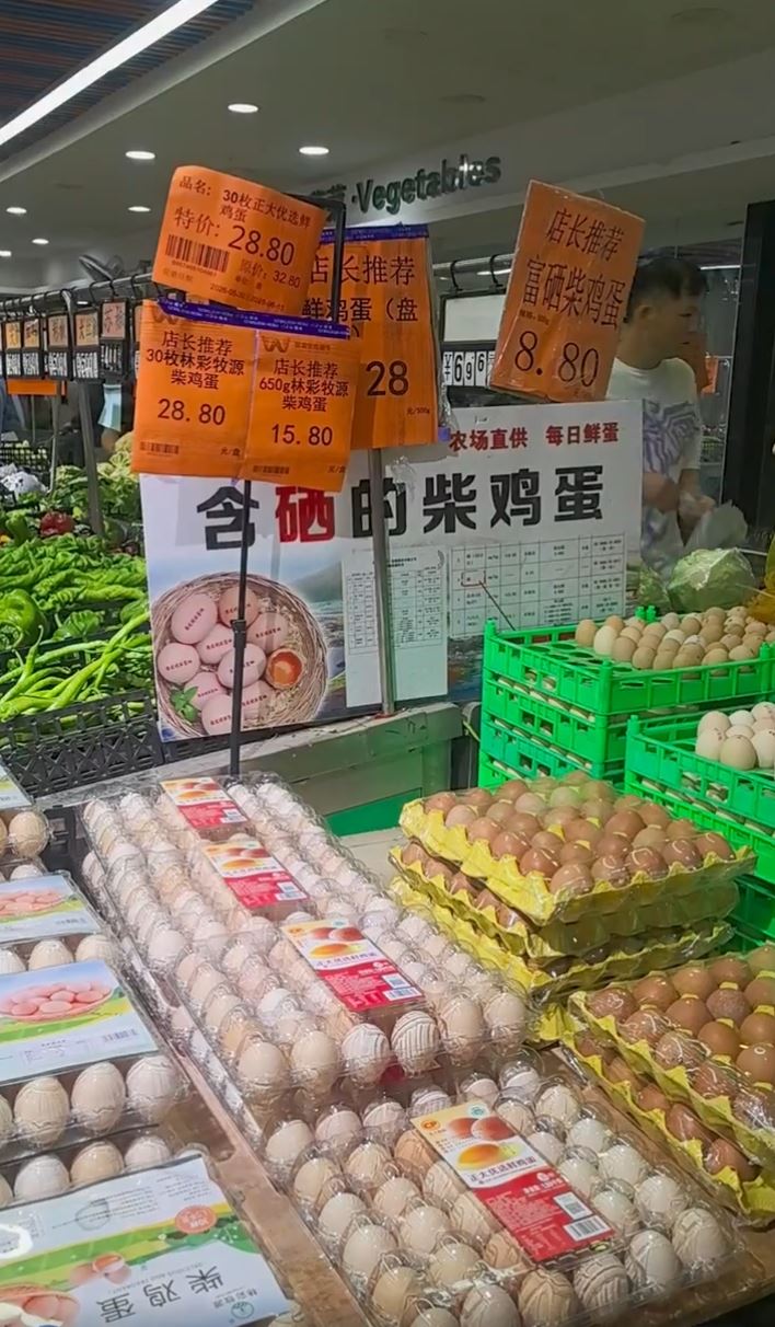 内地鸡蛋自5月以来不断涨价。小红书