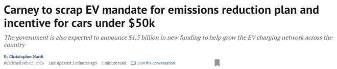 中国车价低于3.5万！加拿大汽车新政：取消强制令恢复$5000补贴