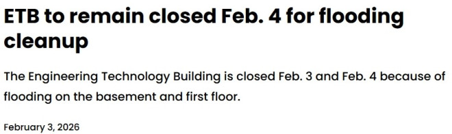 突发水浸！安省知名大学积水没脚，实验室天花板滴水，考试打乱