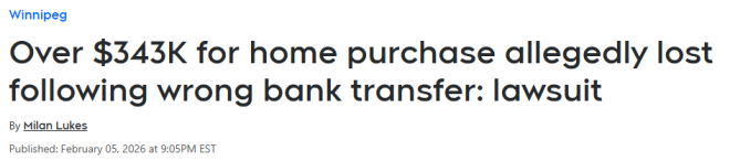 房产律师被气晕: CIBC把$34万买房定金"存丢了"!