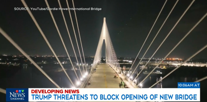"加美大桥"引发新威胁! 卡尼通话特朗普! 福特: 无视言语挑衅!