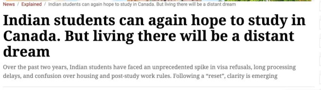 加拿大政府最新表态“开闸放人”！印度留学生的春天又来了？！