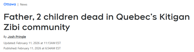 突发! 加拿大41岁父亲涉嫌杀害10岁儿子和12岁女儿, 随后自杀!