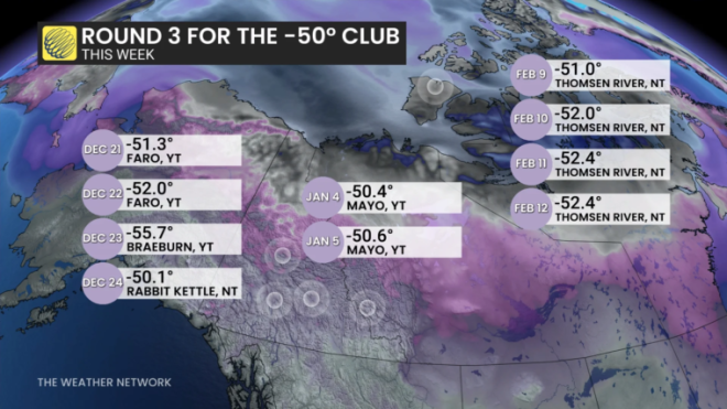 体感-64度 加国遇数十年一见寒潮 大温下周初下雪