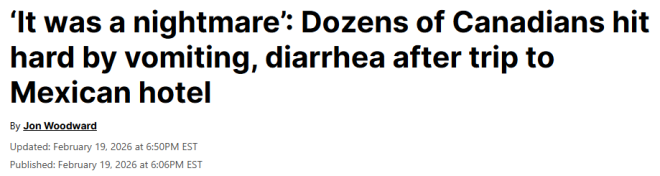 数十名加拿大游客在坎昆度假村集体染病 有人被迫签“封口协议”
