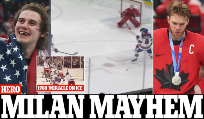 封神之夜！美国男冰加时绝杀加拿大，白宫晒照引爆舆论！