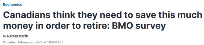 加拿大人要存多少钱才能退休? 这个省需要$220万, 全国第一!
