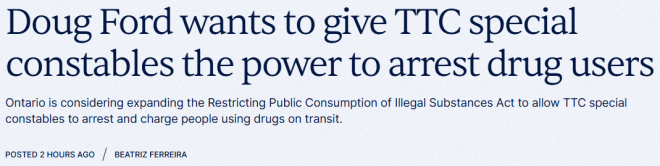 严打! 福特拟赋予TTC特警"逮捕权"! 专家痛批: 这是一种倒退