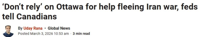 战火升级！近10万加拿大人在中东，政府警告：别等撤侨，尽快离境