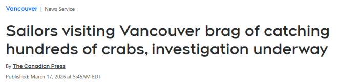 全网痛骂! 两名华人在加拿大捕捞珍宝蟹: 船上现蒸"当馒头吃"!