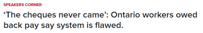 拿不到钱! 多伦多大批打工人追讨欠薪失败: 劳工厅根本不作为!
