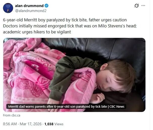 太吓人！BC男孩一觉醒来走不了路！差点瘫痪！