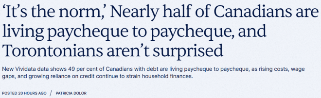 “这很正常”：近一半加拿大人都是月光族，只能靠信用卡“续命”