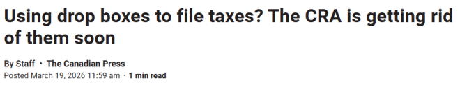 数十万人还在用! CRA宣布永久取消这种报税方式, 5月29日生效