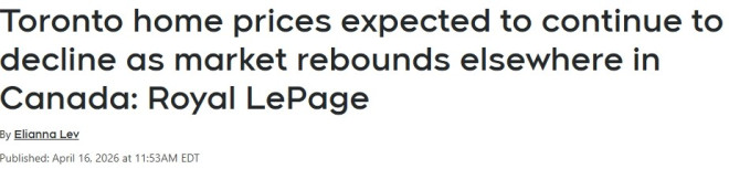 全国回暖，GTA却还在跌！多伦多房价年内或再降4.5%