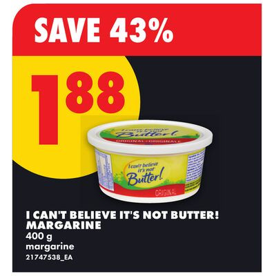 I Can't Believe It's Not Butter! 人造黄油 400 g