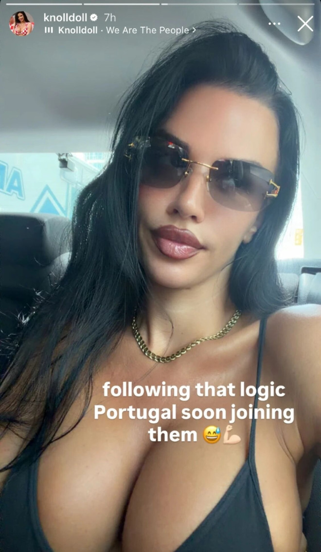 Ivana Knoll 将出席在多伦多举行的克罗地亚对葡萄牙世界杯比赛。