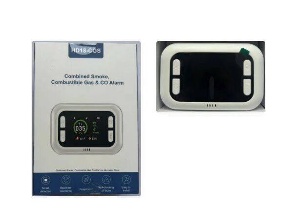 Combined Smoke, Combustible Gas & Carbon Monoxide Alarm