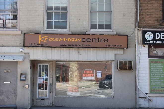 Krasman Centre 位于 Yonge Street 的旧门店现已空置