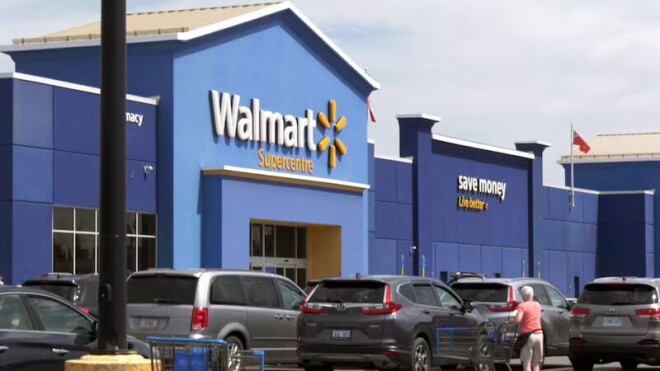 Walmart Supercentre 示意图。