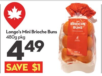 Longo's Mini Brioche 面包卷