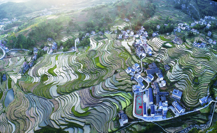 汉阴凤堰梯田：溪水长流不息 世代润泽村庄