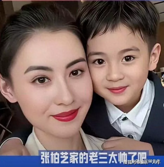 张柏芝三儿子颜值彻底出圈！8岁长相独特