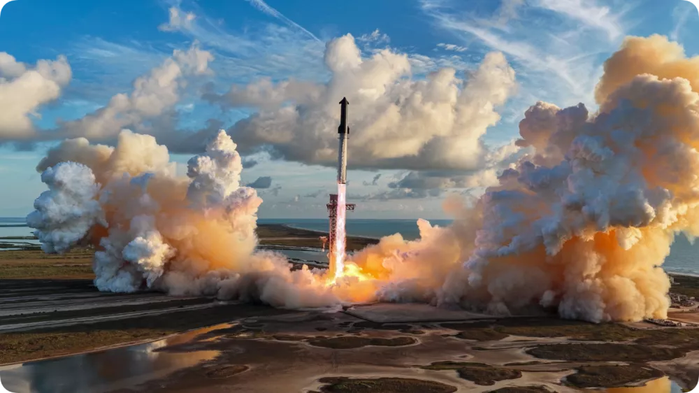 5000吨的星舰入轨,人类最大的火箭开始"送快递"了